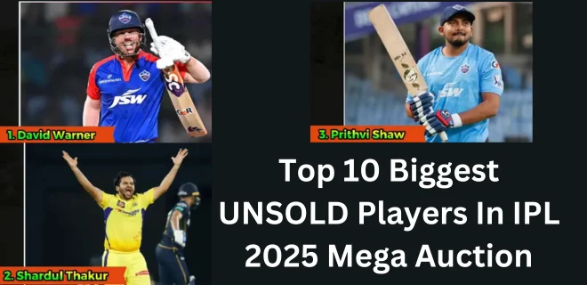 UNSOLD Players In IPL 2025 Mega Auction